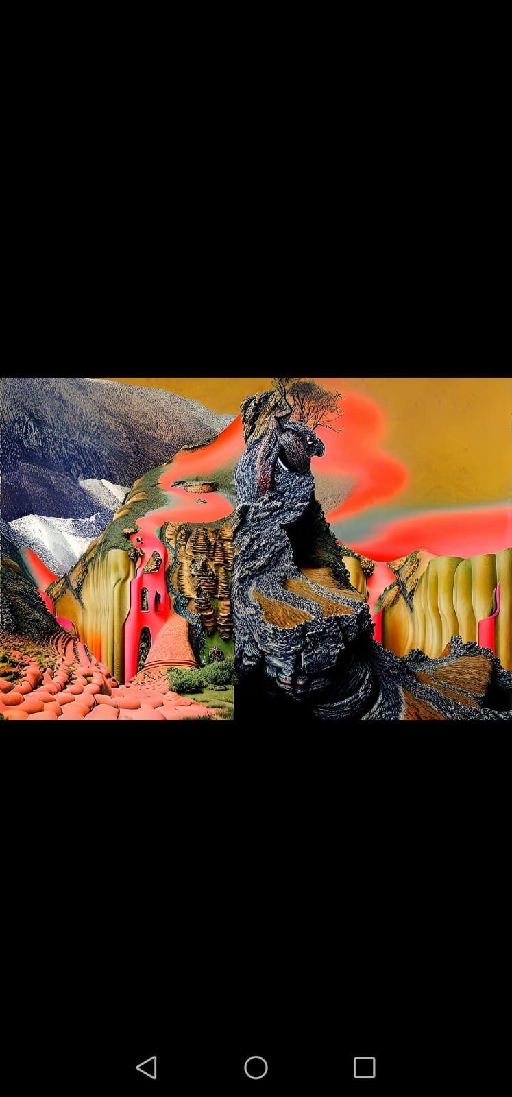Créature paysage